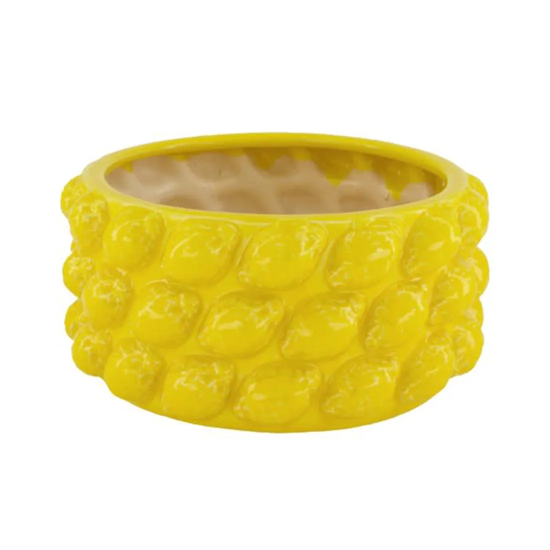 Zdjęcie produktu Wazon Ceramiczny 26x12,5 cm Żółty